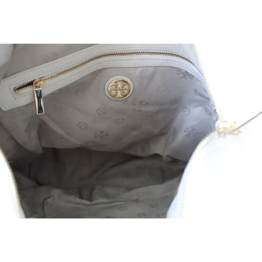 Tory Burch Kipp Perforated Logo Hobo Handbag Womens